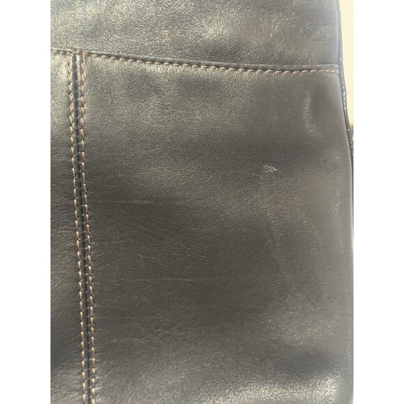 Fossil Jolie Black Soft Leather Crossbody Bag Adjustable Shoulder Strap - Picture 8 of 14